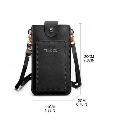 2023 New Women's Messenger Phone Bag Touch Screen Clutch Bag Fashion Crossbody Shoulder Bags