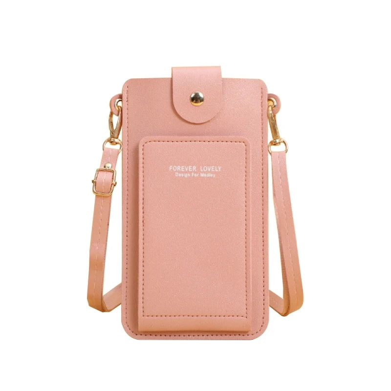 2023 New Women's Messenger Phone Bag Touch Screen Clutch Bag Fashion Crossbody Shoulder Bags