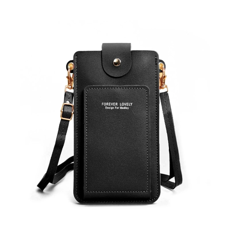 2023 New Women's Messenger Phone Bag Touch Screen Clutch Bag Fashion Crossbody Shoulder Bags