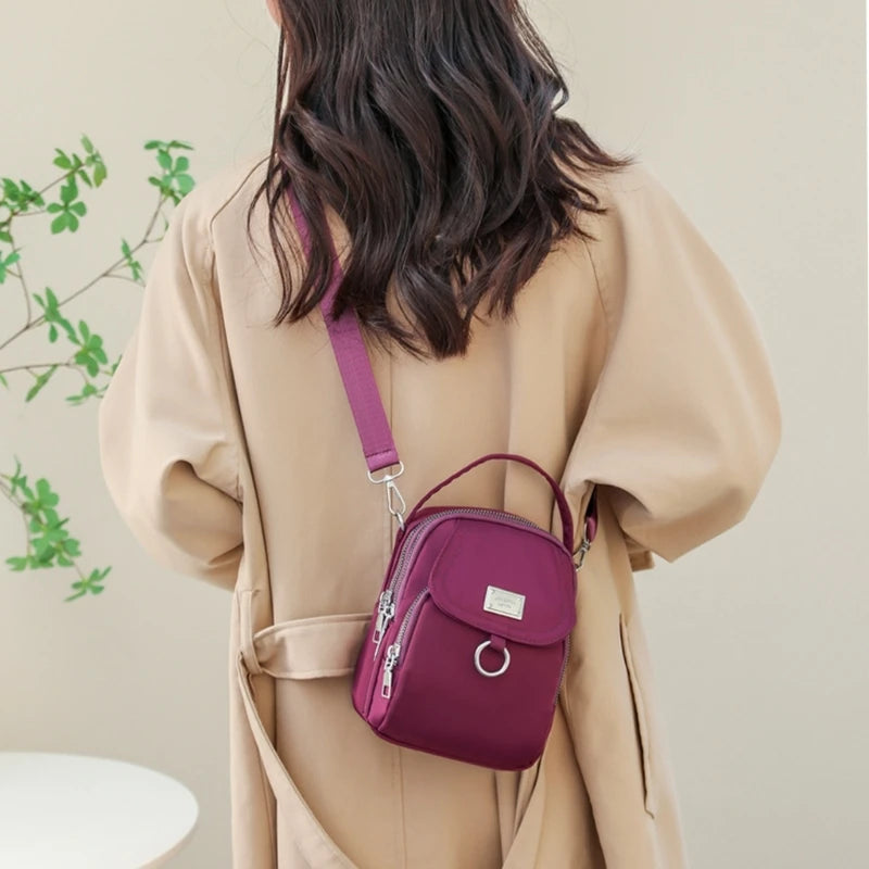 2023 New Womens Messenger Bag Layers Mini Bag Small Fashional Crossbody Simple Shoulder Bag