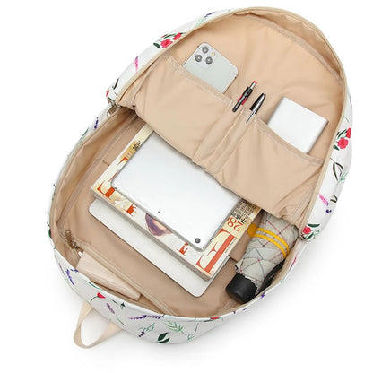 2023 Orthopedic Primary Backpacks For Girls School Bags 3 Pcs/Set School Bag Fresh Women Backpack Schoolbag teenagers bookbag