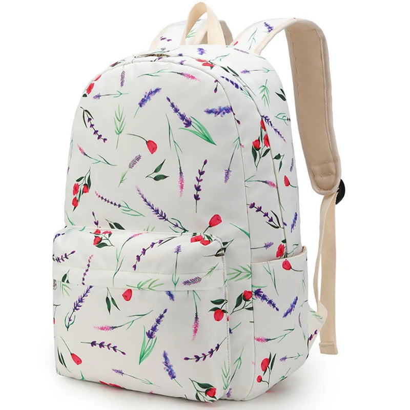 2023 Orthopedic Primary Backpacks For Girls School Bags 3 Pcs/Set School Bag Fresh Women Backpack Schoolbag teenagers bookbag