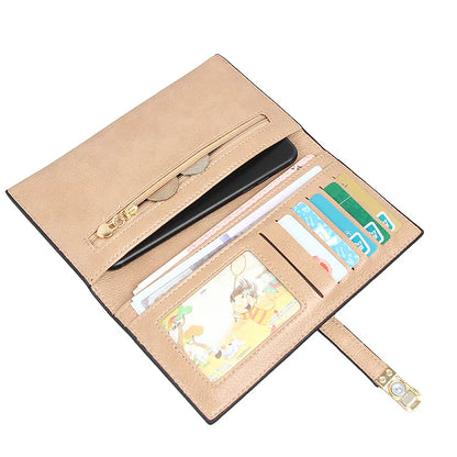2023 PU Women Clutch Bag Female Phone Zipper Purses Card ID Holders Ladies Mini Wallets For Girls  sac a main sac pochette femme