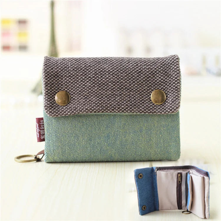 2023 Red Heart A Women Wallets Large Capacity Canvas Lady Purse Handbags Girls Student Zipper Mobile Bag Coins Wallet carteira