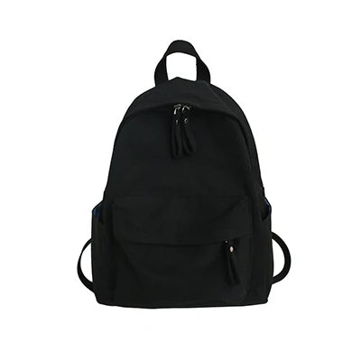 2023 School Backpack Women Canvas Student Double Shoulder Bag Schoolbag For Teenager Girls Boy satchel Bolsa Para La Escuela