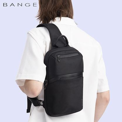 2023 Shoulder Bag Men Waterproof USB Male Crossbody Bag Women Short Travel Messenger Chest Sling Fashion Designer Chest Bag