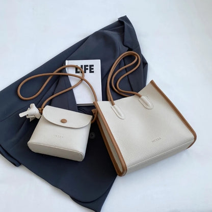 2023 Shoulder Bag Tote with Small Crossbody Bag Versatile Bucket Bag for Girl