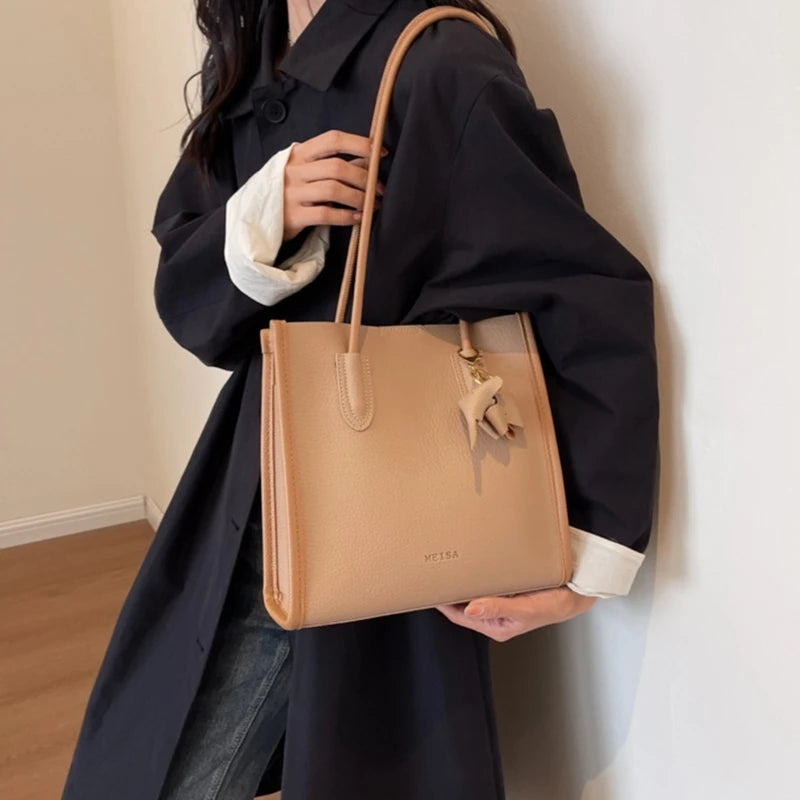2023 Shoulder Bag Tote with Small Crossbody Bag Versatile Bucket Bag for Girl