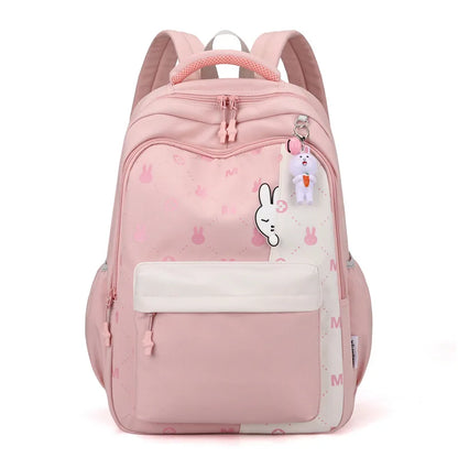 2023 Simple Fashion Girls School Backpacks Light Elementary Student School Bags Large Capacity Travel Bookbag Kawaii Back Pack