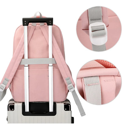 2023 Simple Fashion Girls School Backpacks Light Elementary Student School Bags Large Capacity Travel Bookbag Kawaii Back Pack