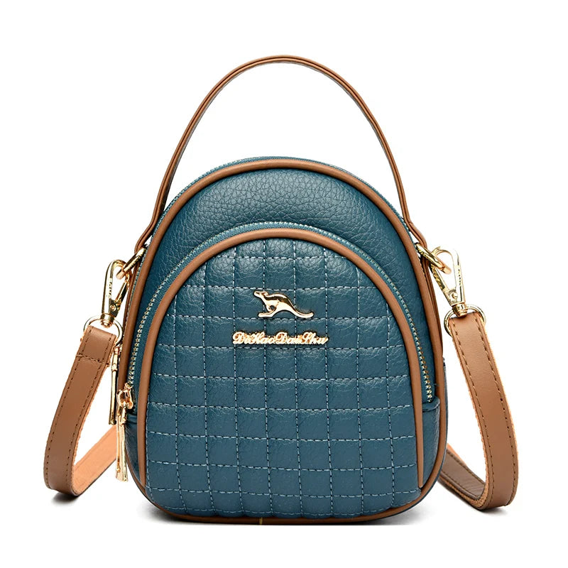 2023 Small Fashion Ladies Phone Bag Luxury Handbag Women Shoulder Crossbody Bag Designer High Quality Soft Leather Messenger Sac