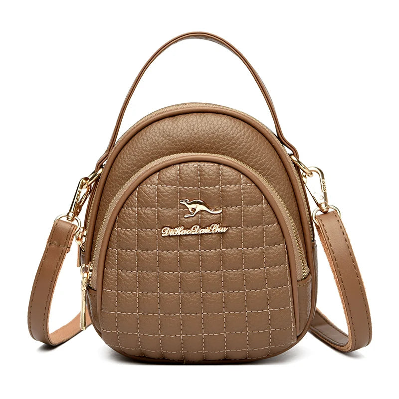 2023 Small Fashion Ladies Phone Bag Luxury Handbag Women Shoulder Crossbody Bag Designer High Quality Soft Leather Messenger Sac