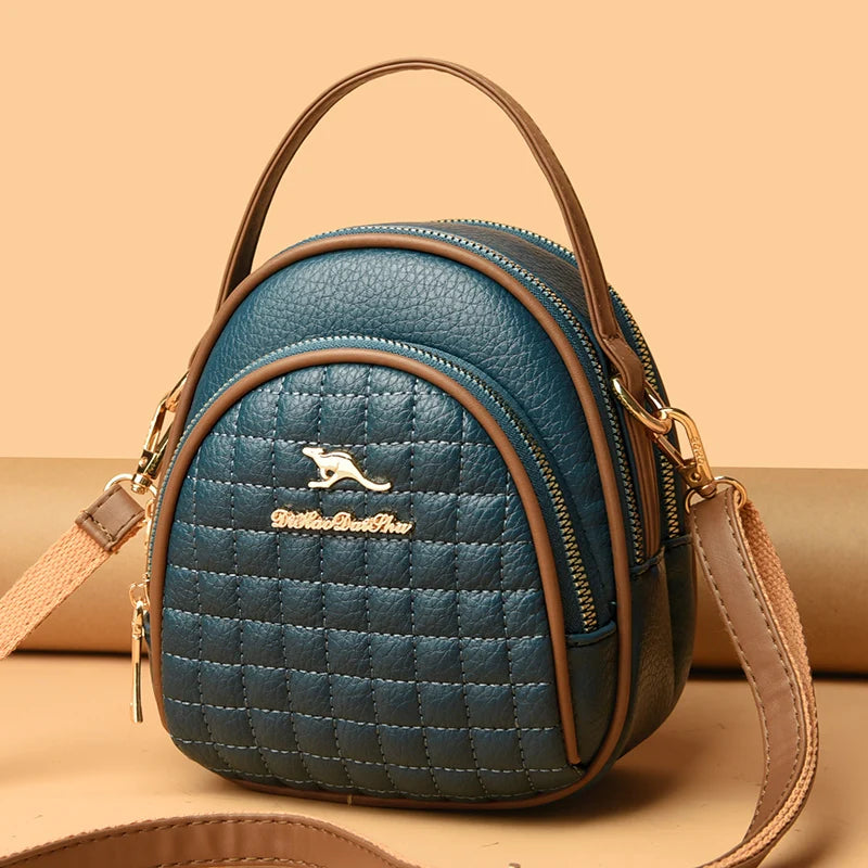 2023 Small Fashion Ladies Phone Bag Luxury Handbag Women Shoulder Crossbody Bag Designer High Quality Soft Leather Messenger Sac