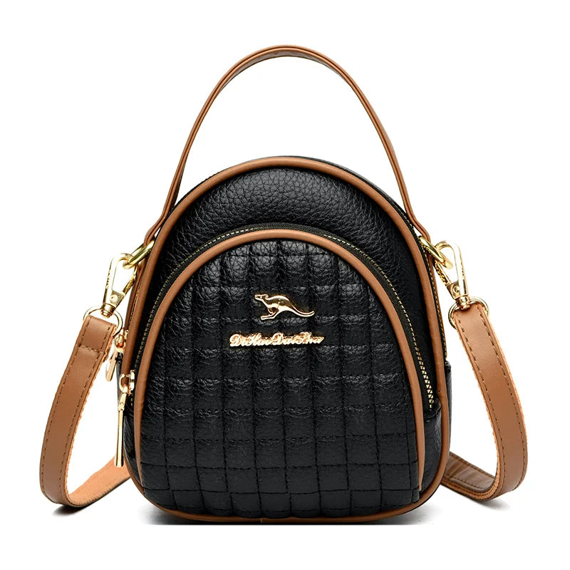 2023 Small Fashion Ladies Phone Bag Luxury Handbag Women Shoulder Crossbody Bag Designer High Quality Soft Leather Messenger Sac