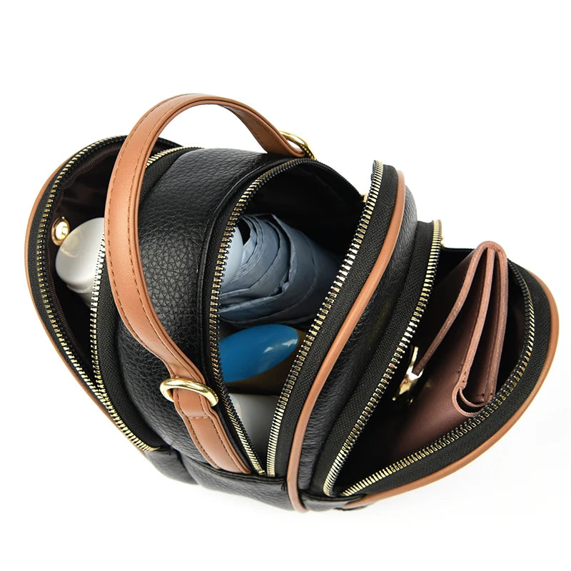 2023 Small Fashion Ladies Phone Bag Luxury Handbag Women Shoulder Crossbody Bag Designer High Quality Soft Leather Messenger Sac