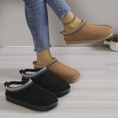 2023 Soles Women Shoe Boots Winter Boston Cashmere Warm Women New Snow New Shoes Boots Cotton For Boston Thick Boots Collection