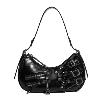 2023 Underarm Bag Versatile Vintage Tote Bag Handbag Leather Shoulder Bag for Women Girl Armpit Bag Fashion Trendy Bag