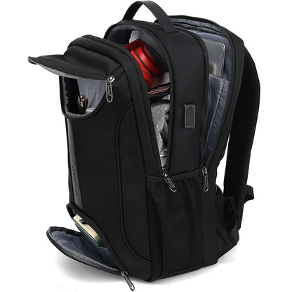 2023 Waterproof 17 Inch Laptop Backpack Men USB Charging Travel Backpacks Women Oxford Rucksack Male Students School Bag Mochila