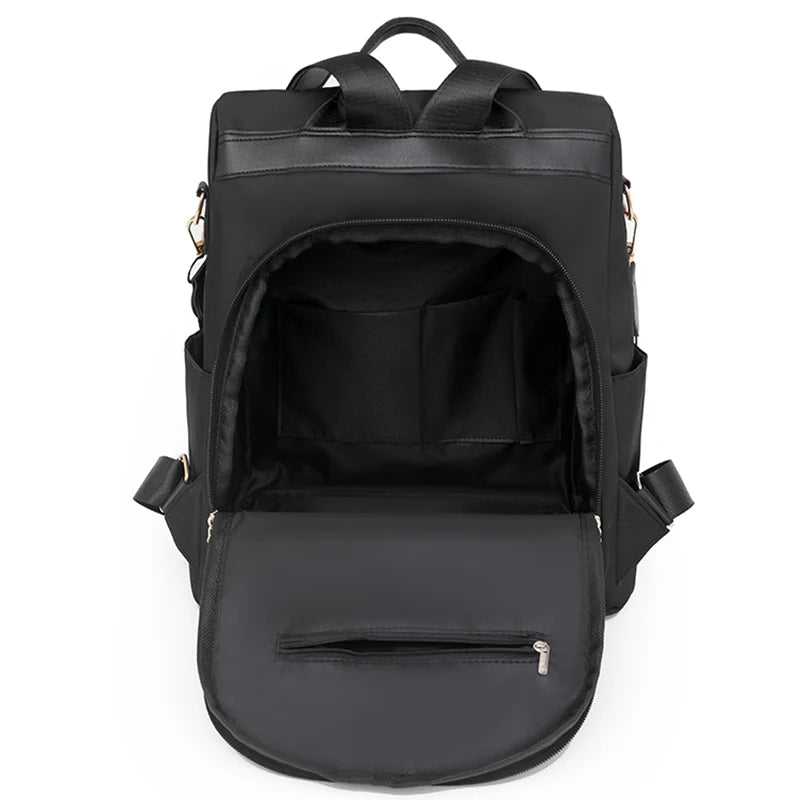 2023 Waterproof Nylon Cloth Women Backpack Anti-theft Back Pack Ladies Fashion School Bags High Quality Large Capacity Bagpacks