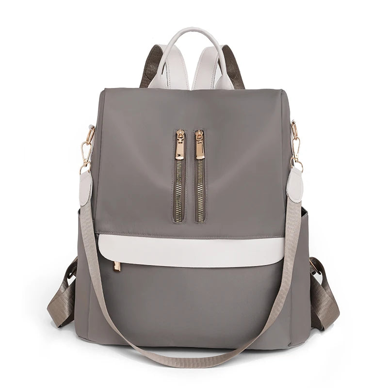 2023 Waterproof Nylon Cloth Women Backpack Anti-theft Back Pack Ladies Fashion School Bags High Quality Large Capacity Bagpacks