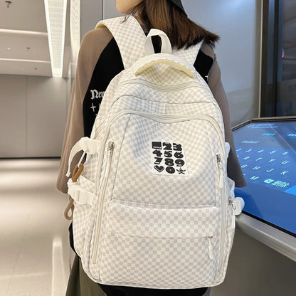2023 Woman Backpack Schoolbag for Teenage Girls Boys Female Large Capacity Rucksack High Quality School Bag Mochila Student Sac