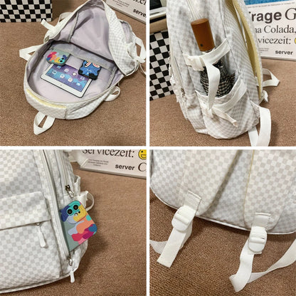 2023 Woman Backpack Schoolbag for Teenage Girls Boys Female Large Capacity Rucksack High Quality School Bag Mochila Student Sac