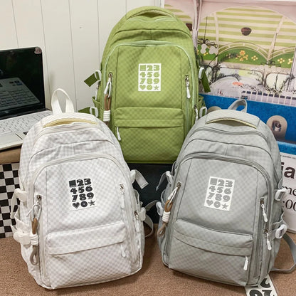 2023 Woman Backpack Schoolbag for Teenage Girls Boys Female Large Capacity Rucksack High Quality School Bag Mochila Student Sac