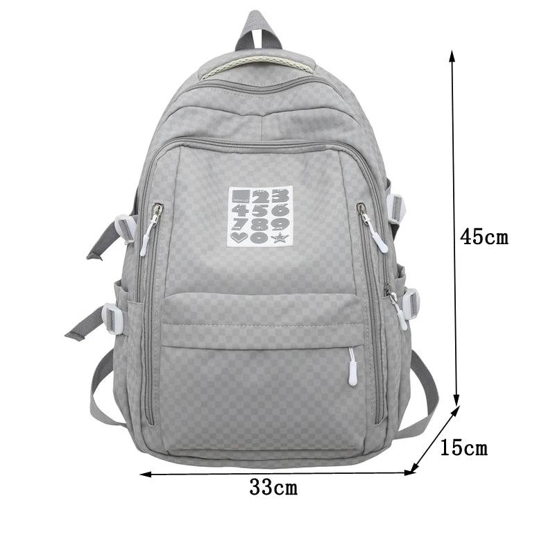 2023 Woman Backpack Schoolbag for Teenage Girls Boys Female Large Capacity Rucksack High Quality School Bag Mochila Student Sac
