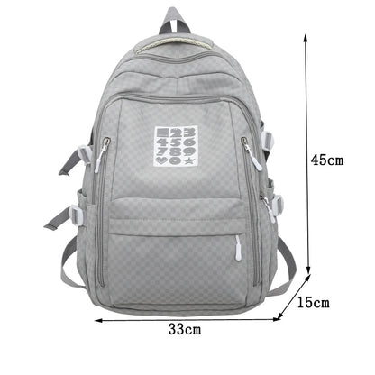 2023 Woman Backpack Schoolbag for Teenage Girls Boys Female Large Capacity Rucksack High Quality School Bag Mochila Student Sac