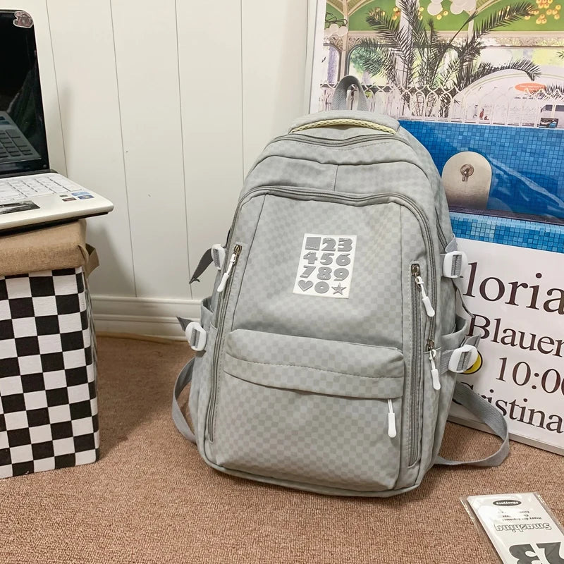 2023 Woman Backpack Schoolbag for Teenage Girls Boys Female Large Capacity Rucksack High Quality School Bag Mochila Student Sac