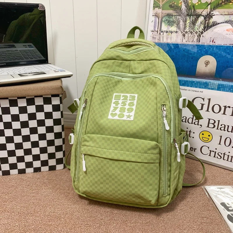 2023 Woman Backpack Schoolbag for Teenage Girls Boys Female Large Capacity Rucksack High Quality School Bag Mochila Student Sac