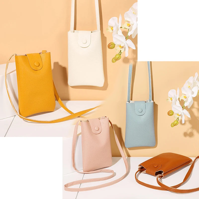 2023 Women's Phone Bag Crossbody Black Pink Small Shoulder Bag Summer Designer Lady Messenger Clutch Bags Purses Bolso Mujer
