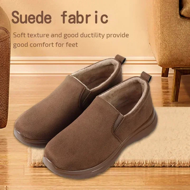 2023 Women's Snow Boots Platform Boots Women's Leisure Winter Snow Ankle Boots Women's Anti slip Plush Leather