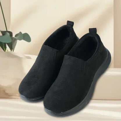 2023 Women's Snow Boots Platform Boots Women's Leisure Winter Snow Ankle Boots Women's Anti slip Plush Leather