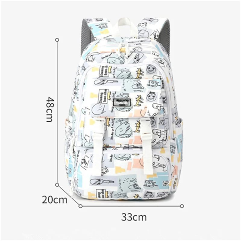 2023 new Girls School Bags for Teenagers Student Primary Schoolbag Backpack Kids Large Capacity Casual College Style Backpacks