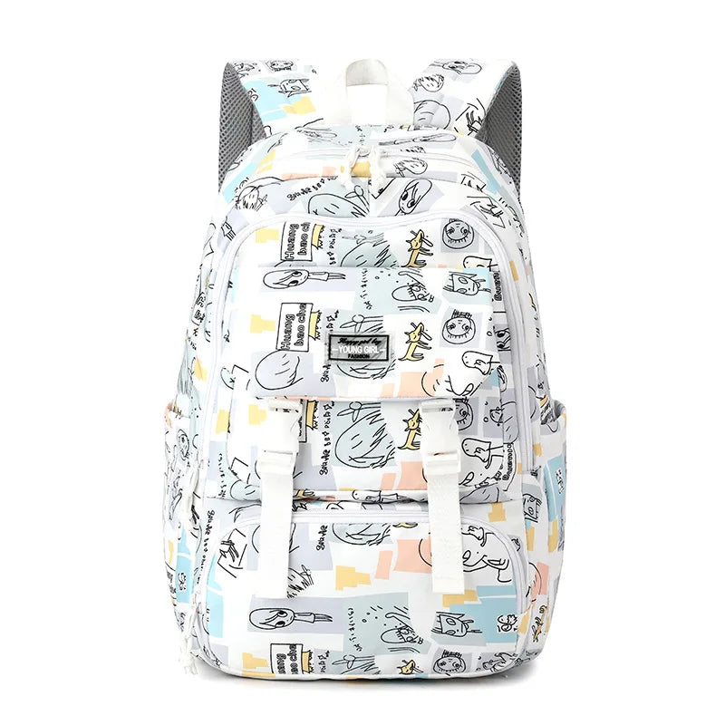 2023 new Girls School Bags for Teenagers Student Primary Schoolbag Backpack Kids Large Capacity Casual College Style Backpacks