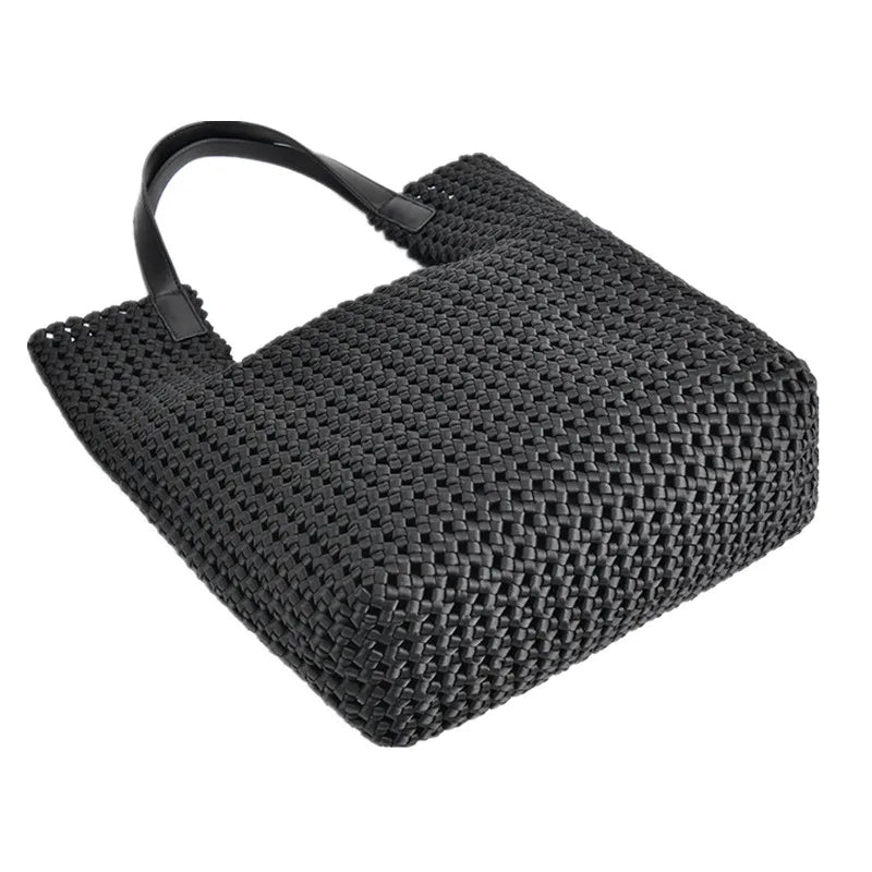 2023 new hand-woven shoulder bag large capacity ladies Europe and the United States fashion bag network red hot