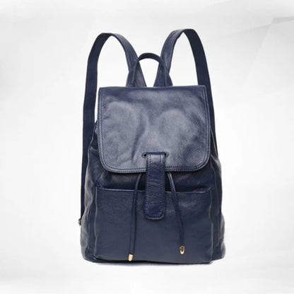 2023 summer new street trend luggage leather backpack Leather belt decorative women's backpack