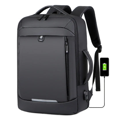 2023new Business Laptop Backpack Waterproof Notebook For Men School Book Bag Expandable Multifunction USB Charging Man Backpacks