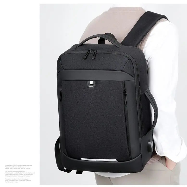 2023new Business Laptop Backpack Waterproof Notebook For Men School Book Bag Expandable Multifunction USB Charging Man Backpacks