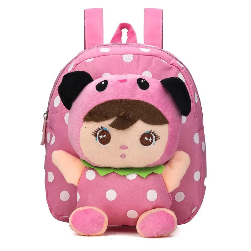 2024 3D Cartoon Plush Children Backpacks Kindergarten Schoolbag Kids Backpack Children School Bags for Baby Girls Backpacks