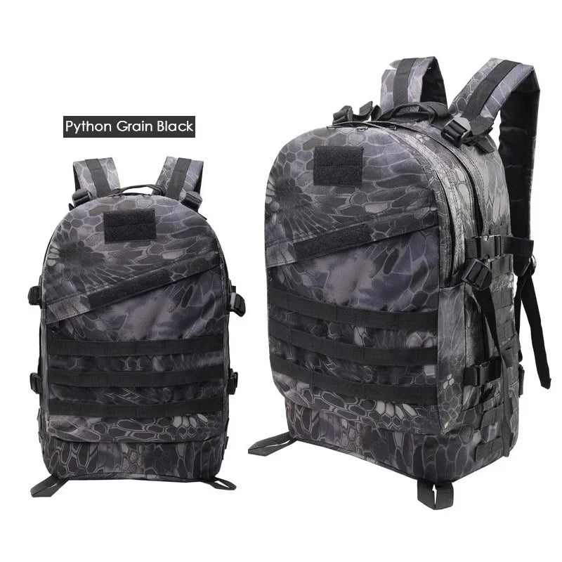 2024 3D Eat chicken sports backpack Outdoor multifunctional camouflage backpack Travel backpack Hiking bag men's