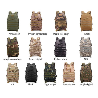 2024 3D Eat chicken sports backpack Outdoor multifunctional camouflage backpack Travel backpack Hiking bag men's