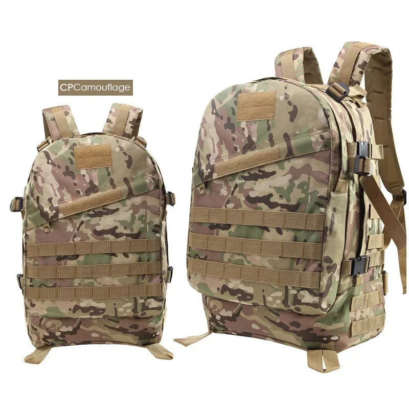 2024 3D Eat chicken sports backpack Outdoor multifunctional camouflage backpack Travel backpack Hiking bag men's
