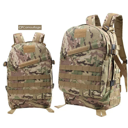 2024 3D Eat chicken sports backpack Outdoor multifunctional camouflage backpack Travel backpack Hiking bag men's