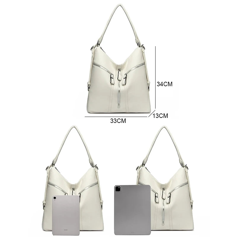 2024 Adjustable Shoulder Straps Multifunctional Single Shoulder Bag High Quality Leather Crossbody Bag Luxury Designer Bags Sac