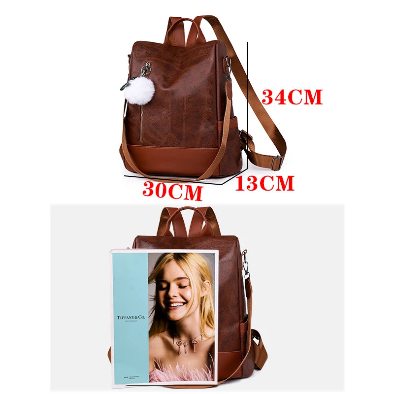 2024 Anti Theft Large Capacity Design Backpack New Multifunctional Female Mochilas Luxury Brand Women's Backpacks Sac A Dos