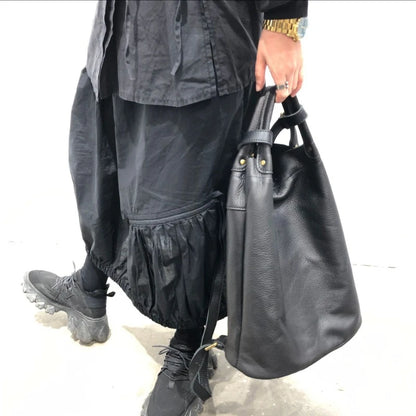 2024 Autumn New Simple Casual Shoulder Bags Genuine Leather Versatile Unisex Travel Backpacks Large Capacity School Backpack