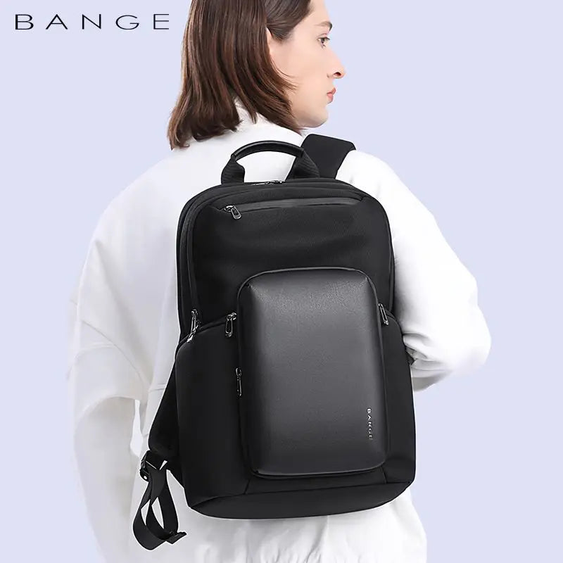 2024 BANGE Anti Theft Laptop Backpack  Large Capacity 15.6 inch Bags Waterproof Men's Backpack Travel Male Bag For Teenager