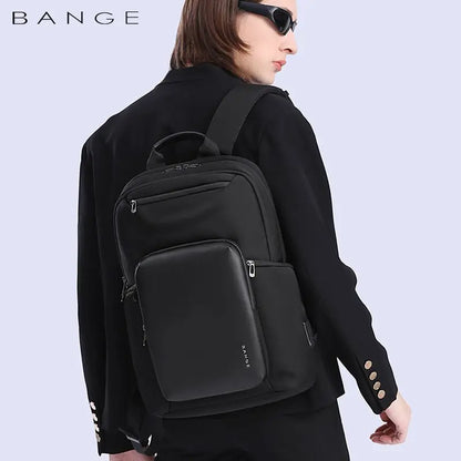 2024 BANGE Anti Theft Laptop Backpack  Large Capacity 15.6 inch Bags Waterproof Men's Backpack Travel Male Bag For Teenager